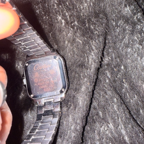 Cartier Black and Silver Smartwatch